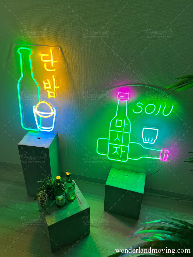 ソジュSOJUネオン看板 ネオン看板