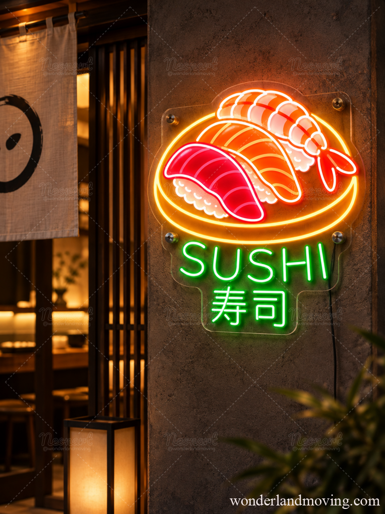 SUSHI 寿司 ネオンサイン｜和食・日本料理 - ネオン看板