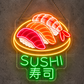 SUSHI 寿司 ネオンサイン｜和食・日本料理 - ネオン看板