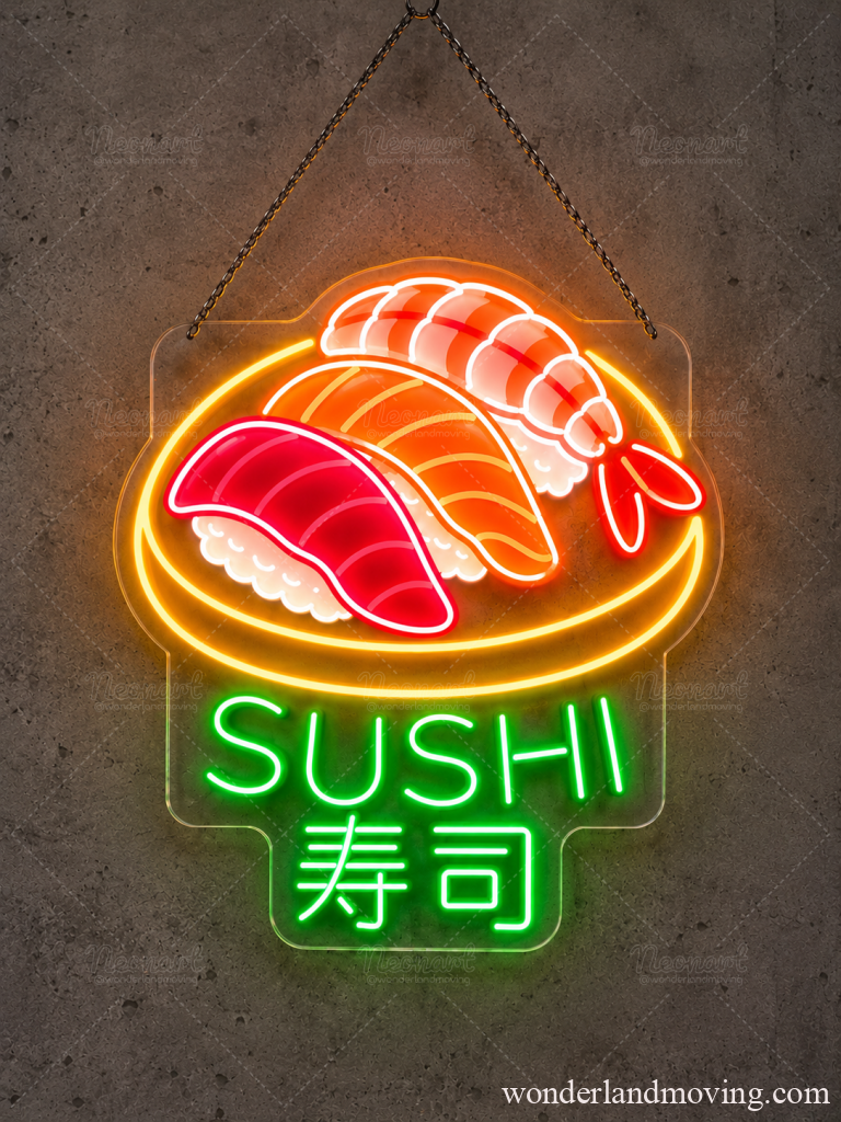 SUSHI 寿司 ネオンサイン｜和食・日本料理 - ネオン看板
