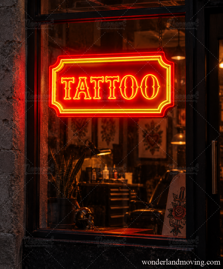 TATTOO ネオンサイン｜タトゥーショップ・刺青 LED看板 - ネオン看板
