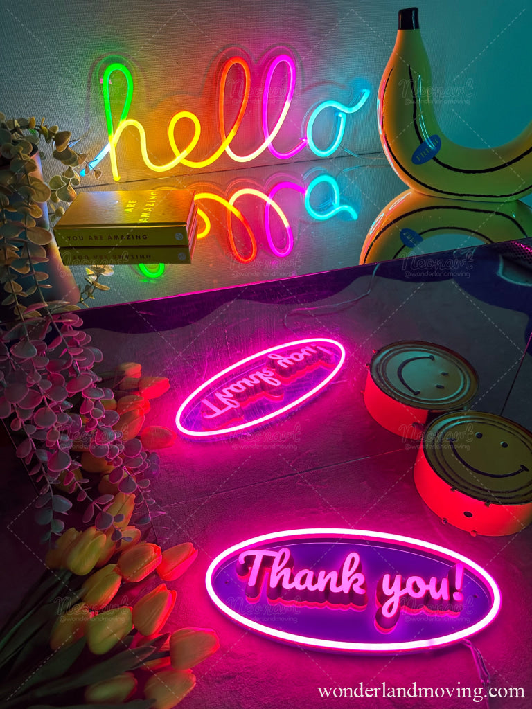 Thank you! ネオン看板 – wonderlandmoving