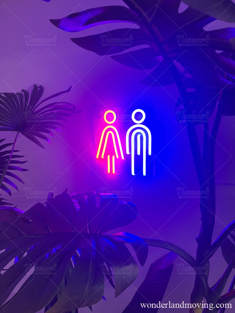 トイレマークネオン看板 ネオン看板
