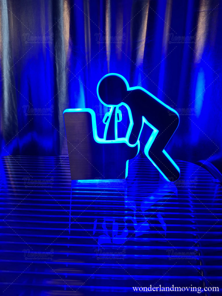 トイレサインマーク　立体発光看板 ネオン看板