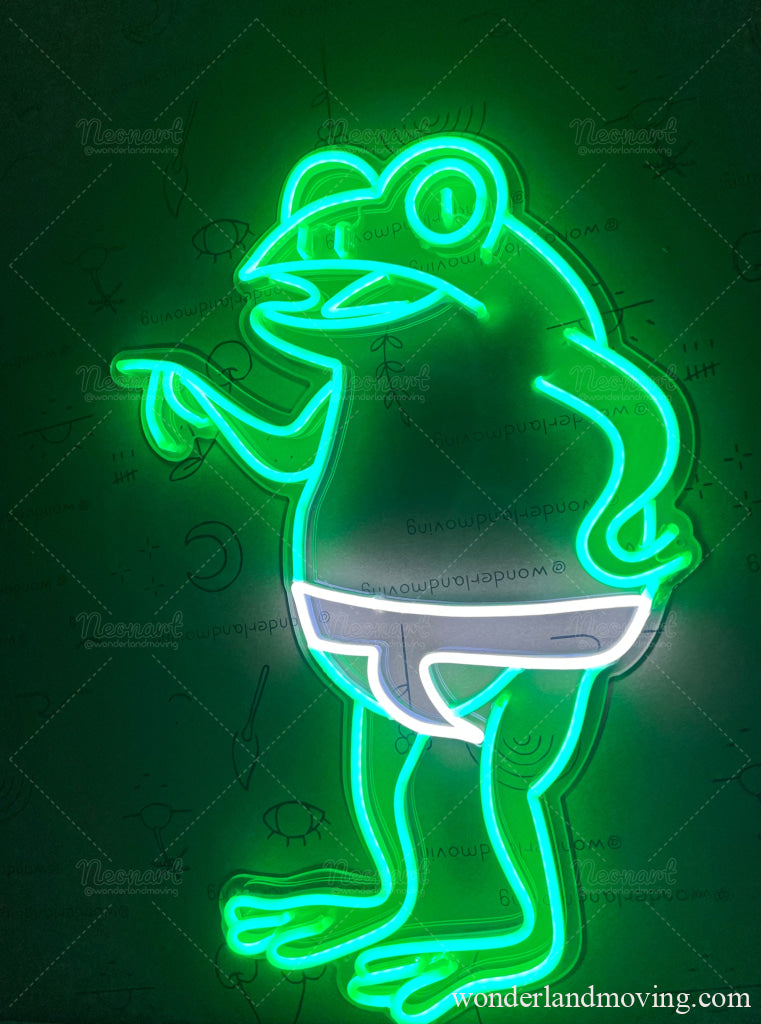 蛙　カエルネオン看板 ネオン看板