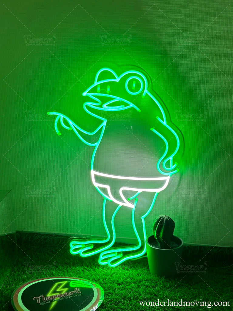 蛙　カエルネオン看板 ネオン看板