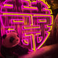 「囍」漢字ネオンライト