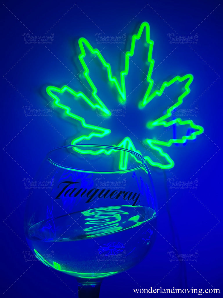 葉っぱマーク CBDネオンライト GRN