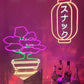 桜盆栽ネオンアート ネオン看板